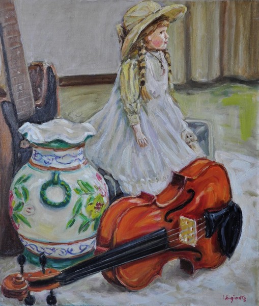 バイオリンと人形
