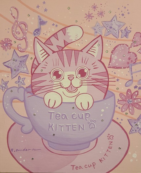 (注 : 掲載だけです)Tea cup kitten F8