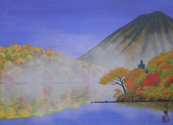 秋の中禅寺湖